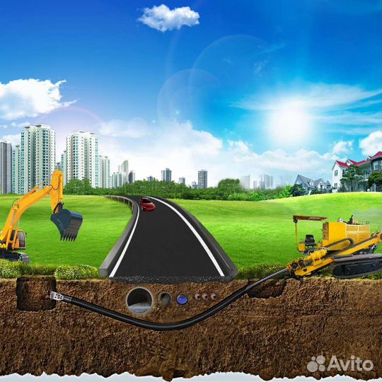 ГНБ, прокол, водопровод, канализация, навигатор