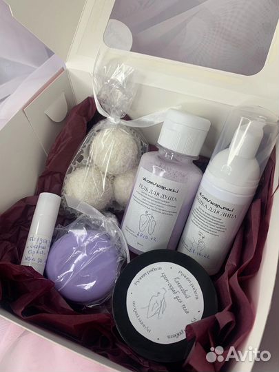 Подарочный бокс косметики ручной работы