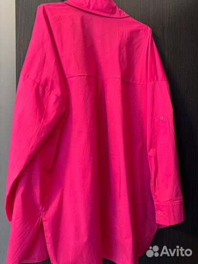 Рубашка женская оверсайз 46