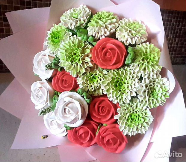 Букеты из зефирных цветов - лучший подарок