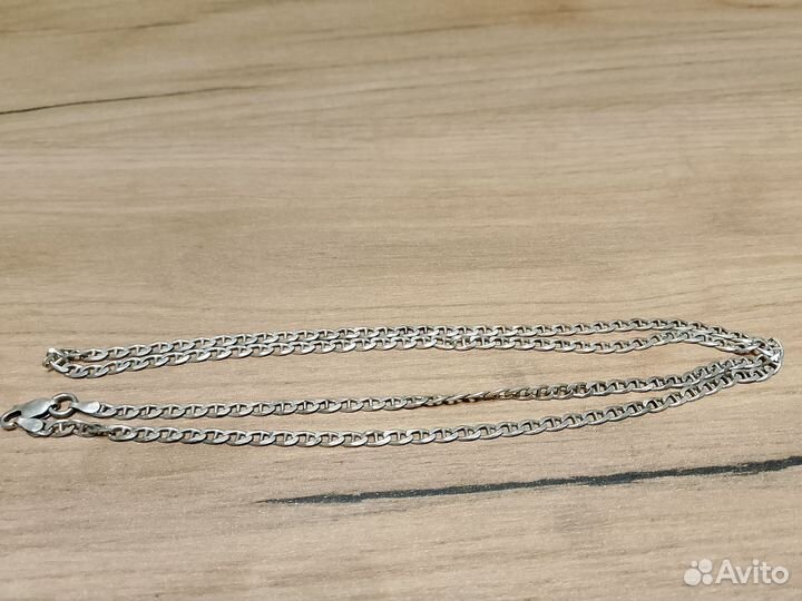 Мужская серебряная цепь бисмарк бу