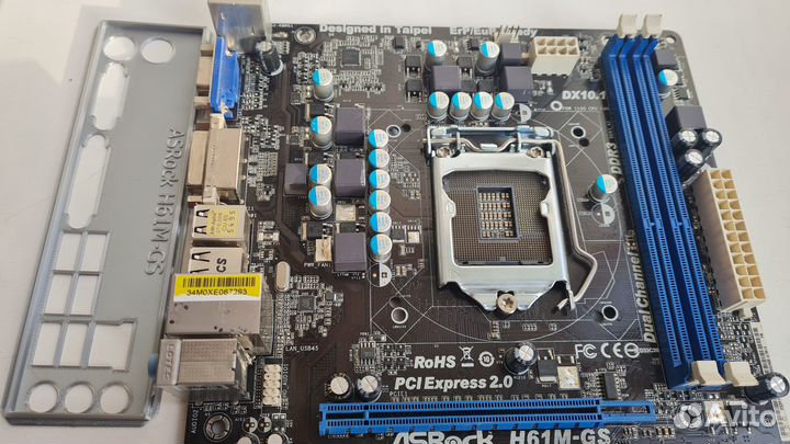 Asrock H61M-GS сокет 1155