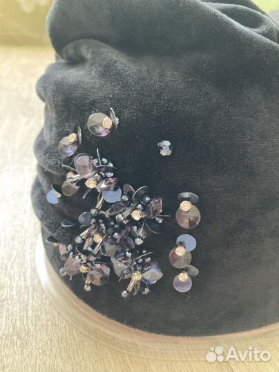 Шапка женская велюровая