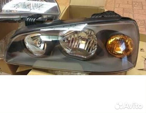 Фары Элантра 04-07 черные