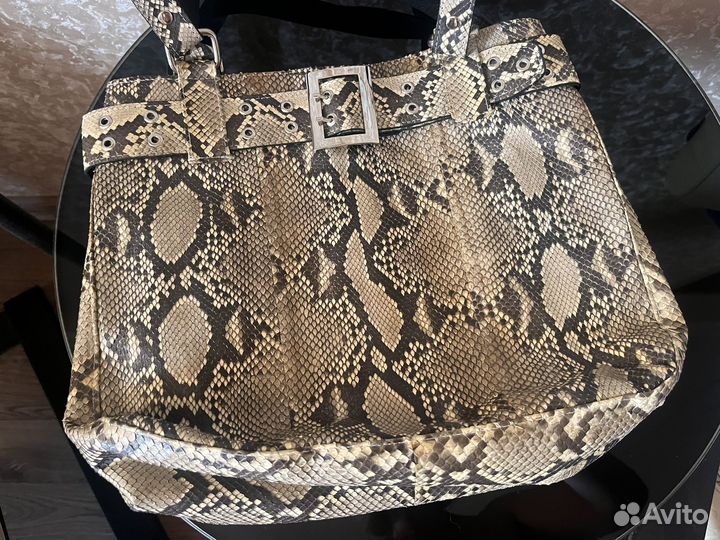 Сумка натуральная кожа питона