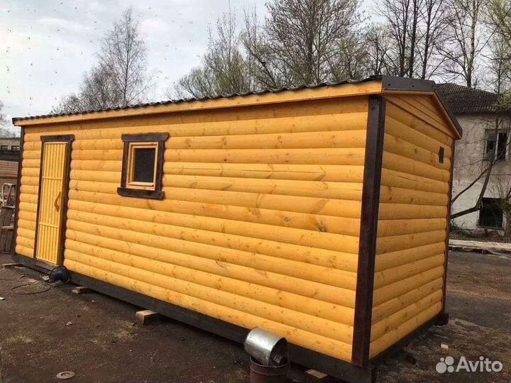 Баня из бруса доставка и установка