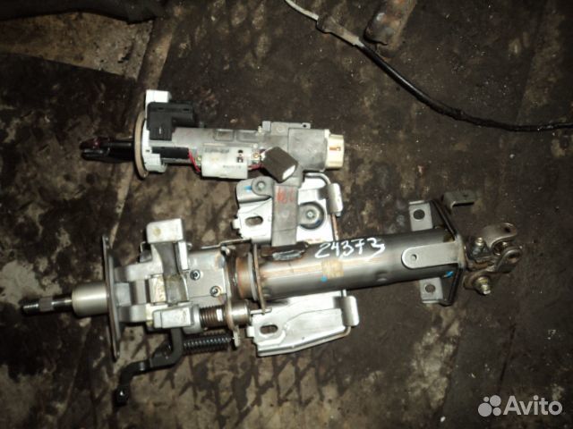 Колонка рулевая левый руль с замком зажигания и кл