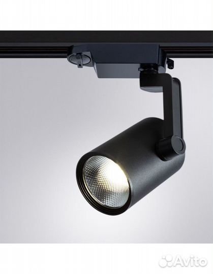 Трековый светильник-спот Arte Lamp Traccia Black A2310PL-1BK, 4000 К, черный