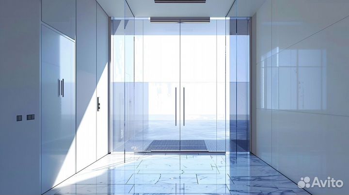 Изготовление стеклянных дверей