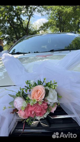 Комплект свадебных украшений на авто