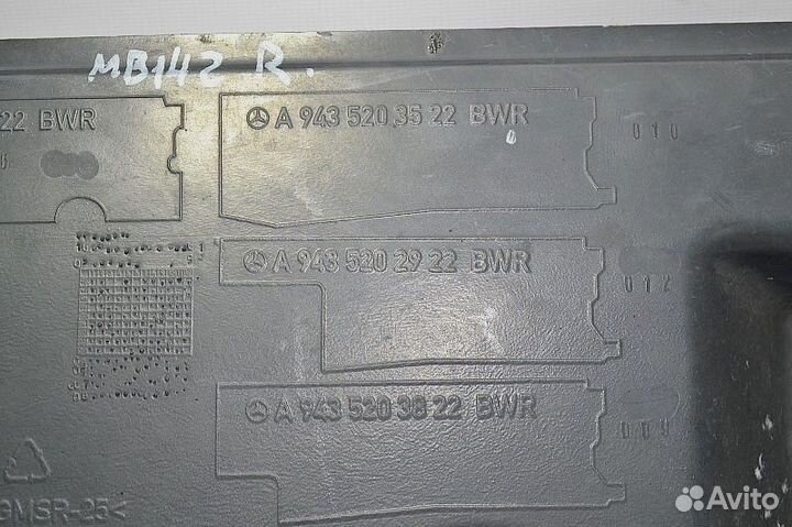 Шумоизоляция правая сторона mercedes-benz Actros M