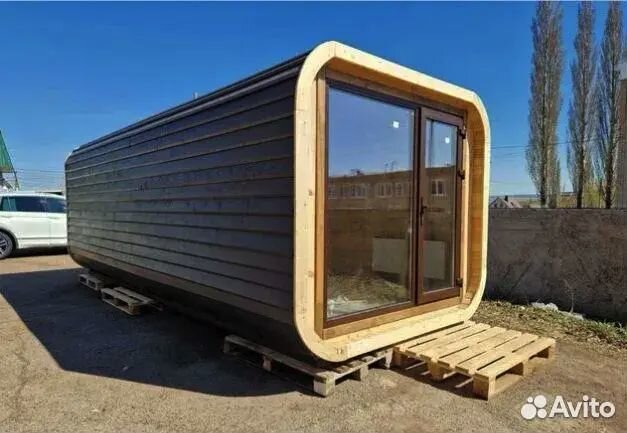 Баня бочка квадро