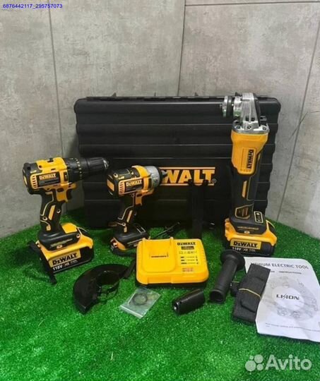 Набор электро инструмента DeWalt 3в1 (Арт.12380)