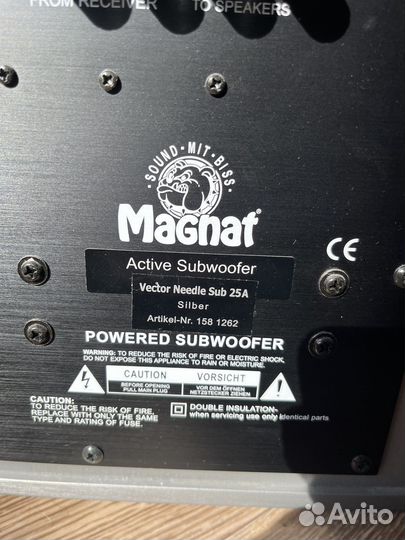 Сабвуфер Magnat Vector Needle 25A
