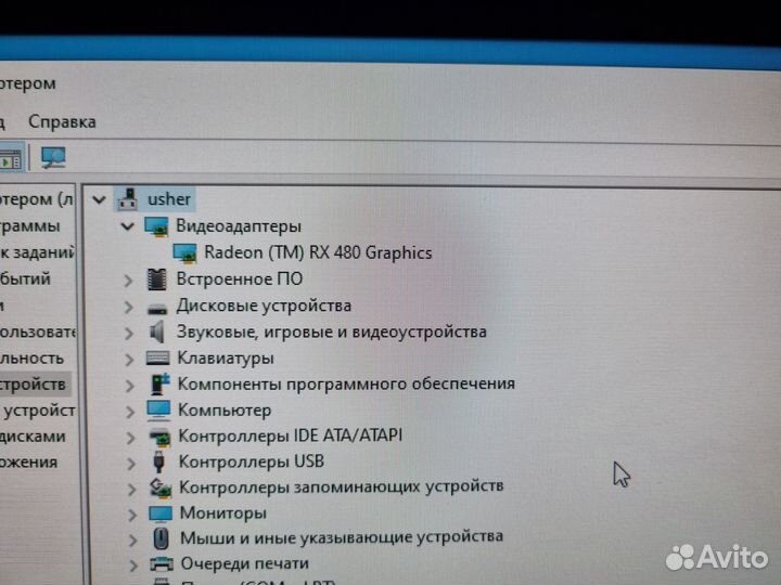 Игровой пк i3-8100, rx 480
