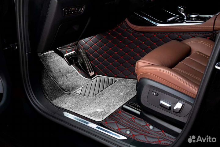 3D Коврики Mercedes GLS G GL ML GLE GLK из Экокожи