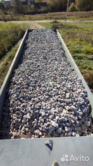 1 класс.Бетонный щебень.Чистый.Для дорог