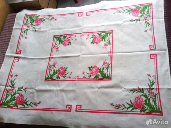 Скатерть СССР набор с салфетками