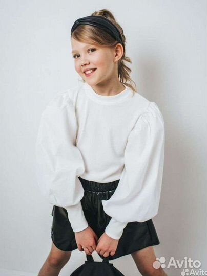 Блузки с объемными рукавами р.128 - 158