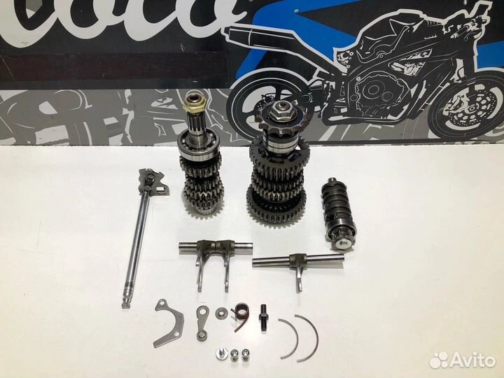 Кпп в сборе Kawasaki ZZR 400-2 1994г