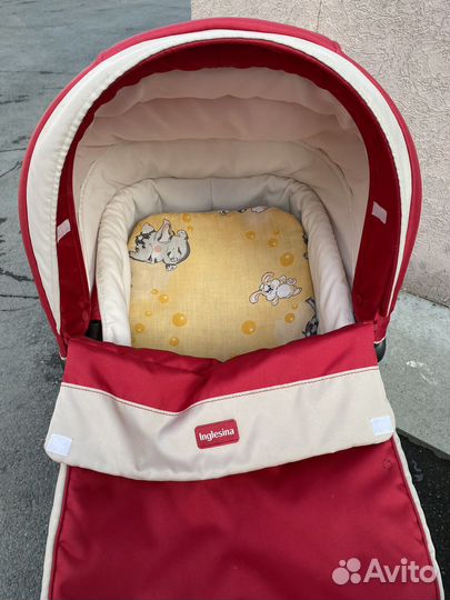 Коляска люлька Inglesina sofia с автолюлькой