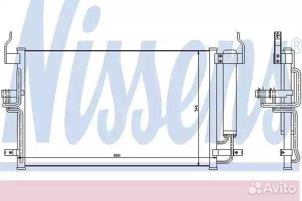 Конденсер hyundai elantra XD 00/coupe/elantra 1.6