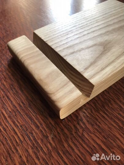 Подставка под планшет, телефон (натур ясень)