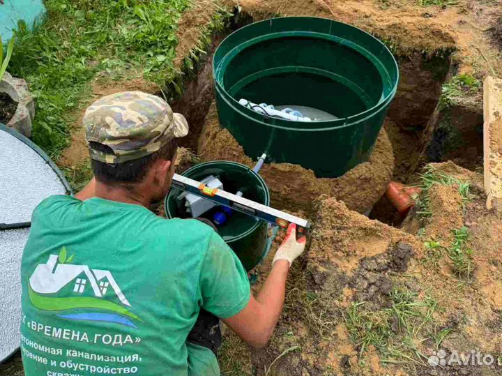 Септик под ключ для частных домов, дачных участков Биодевайс