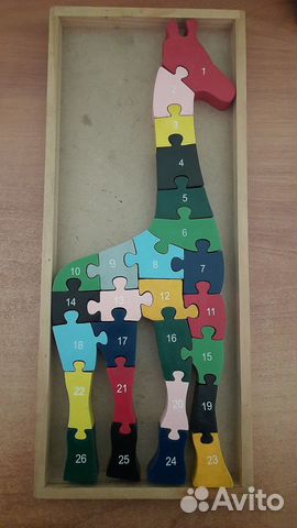 Деревянные пазлы (развивающая игра)