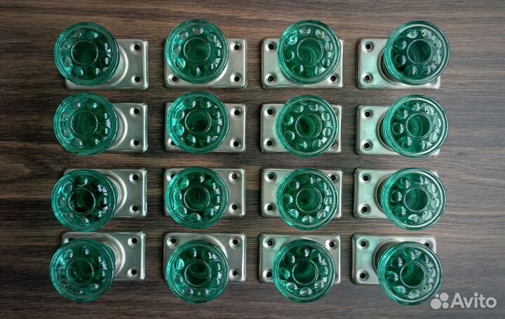 Ручки дверные стеклянные советские 16 шт