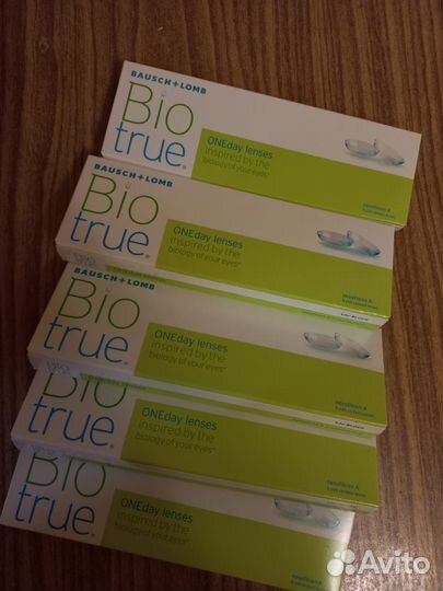 Линзы контактные bio true