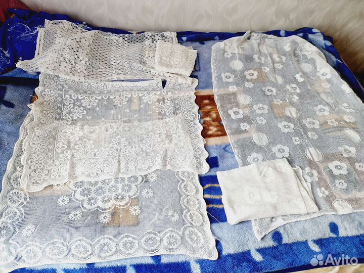 Старинные салфетки, подзоры, Ришелье