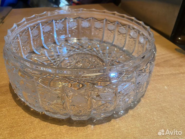 Ваза большая хрустальная СССР