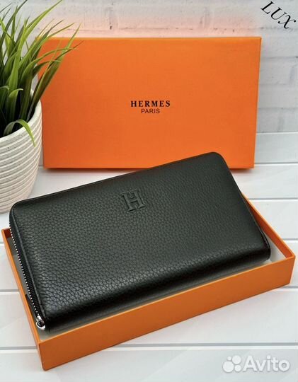 Портмоне из натуральной кожи Hermes