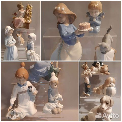 Фарфоровые фигурки lladro, tengra, NAO,nadal