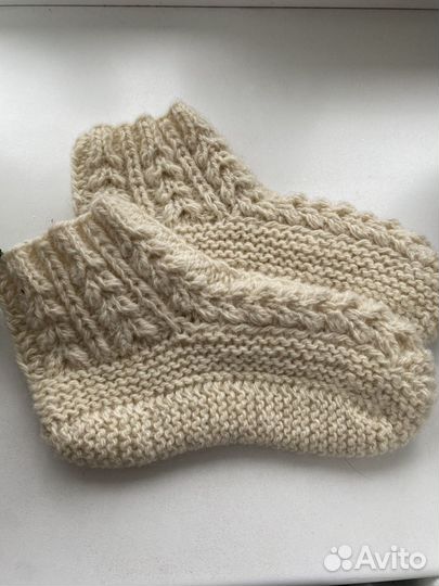 Вязаные носки