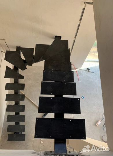 Забежная лестница с установкой