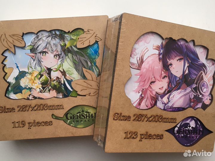 Деревянные пазлы