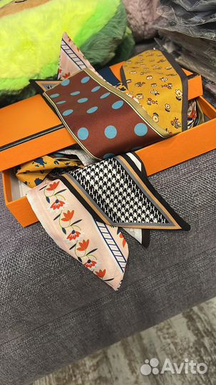 Ленты для сумок, волос. Шелк