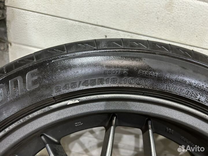 Комплект летних разношироких колес 18 диаметр