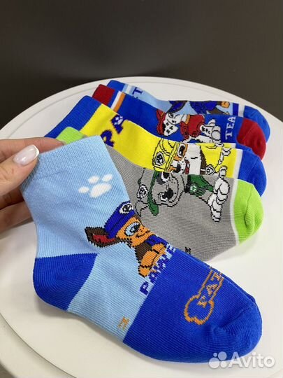 Щенячий Патруль комплект носков 6-8 лет