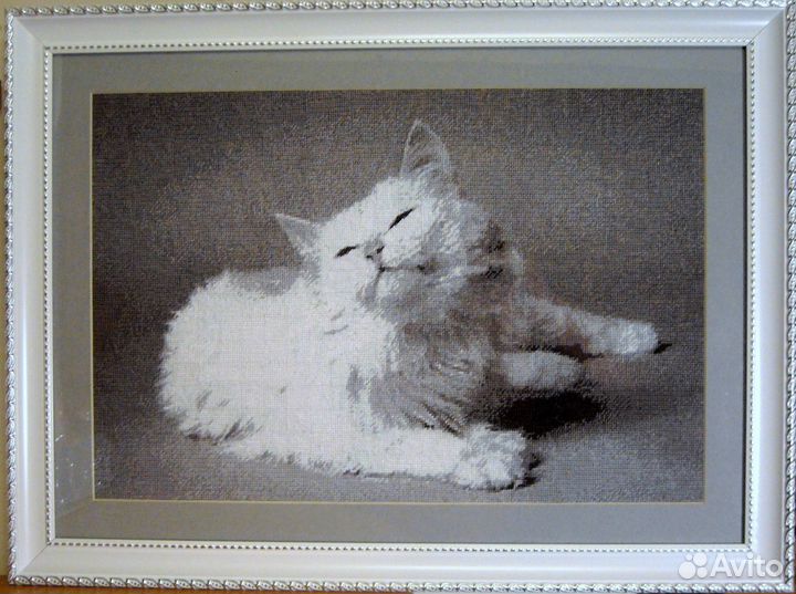 Картина ручная вышивка