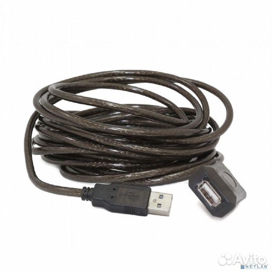 Cablexpert Кабель удлинитель USB 2.0 активный, AM/AF, 15м (UAE-01-15M)