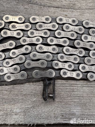 Цепь велосипедная Sram PC1031 на 10 скоростей бу