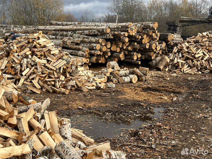Дрова березовые колотые