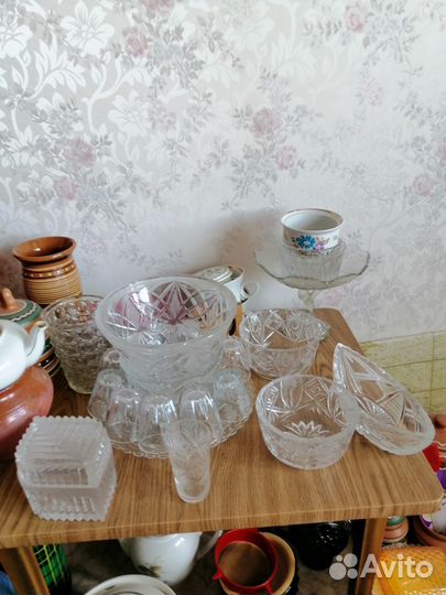 Рюмки, бокалы, фужеры из хрусталя