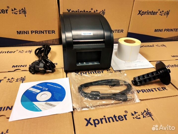 Принтер этикеток Xprinter XP-360B Термопринтер