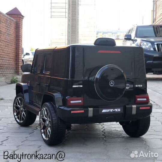 Детский электромобиль мерседес G63 999 черный
