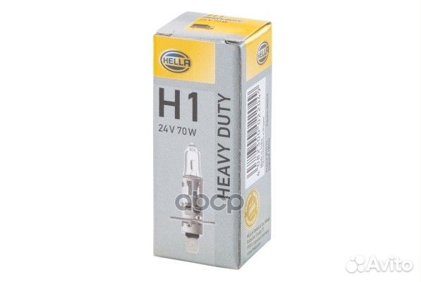 Лампа H1 70 W 24 V P14,5s 8GH002089251 hella