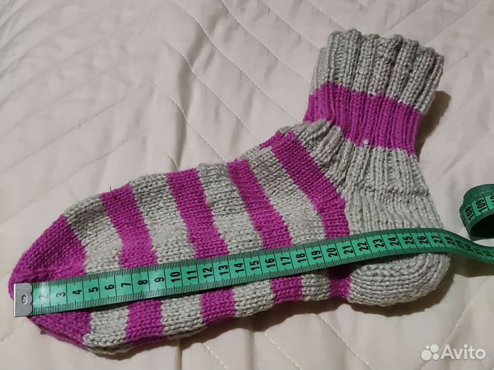 Носки вязаные, ручная работа